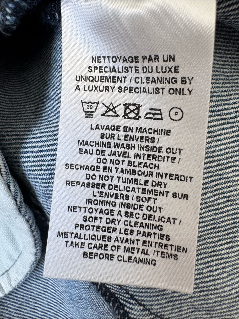 Alaia blue denim skater pleated jean skirt - Picture 11 of 12